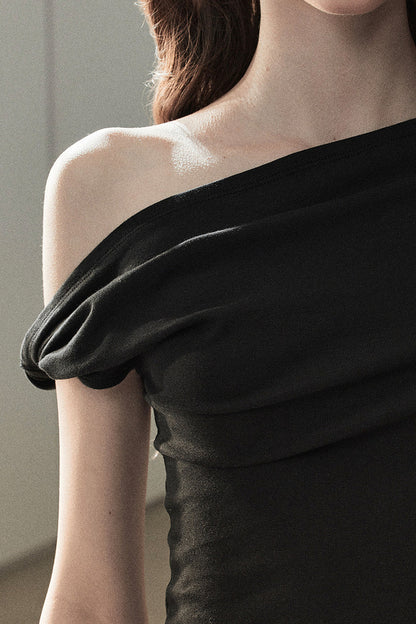 Off-Shoulder Floral Linen Top