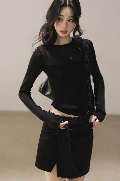 Sheer Autumn Base Blouse