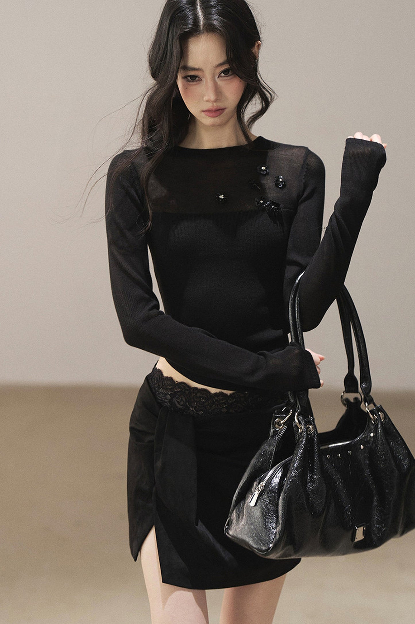 Sheer Autumn Base Blouse