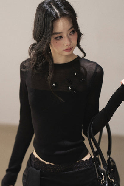 Sheer Autumn Base Blouse