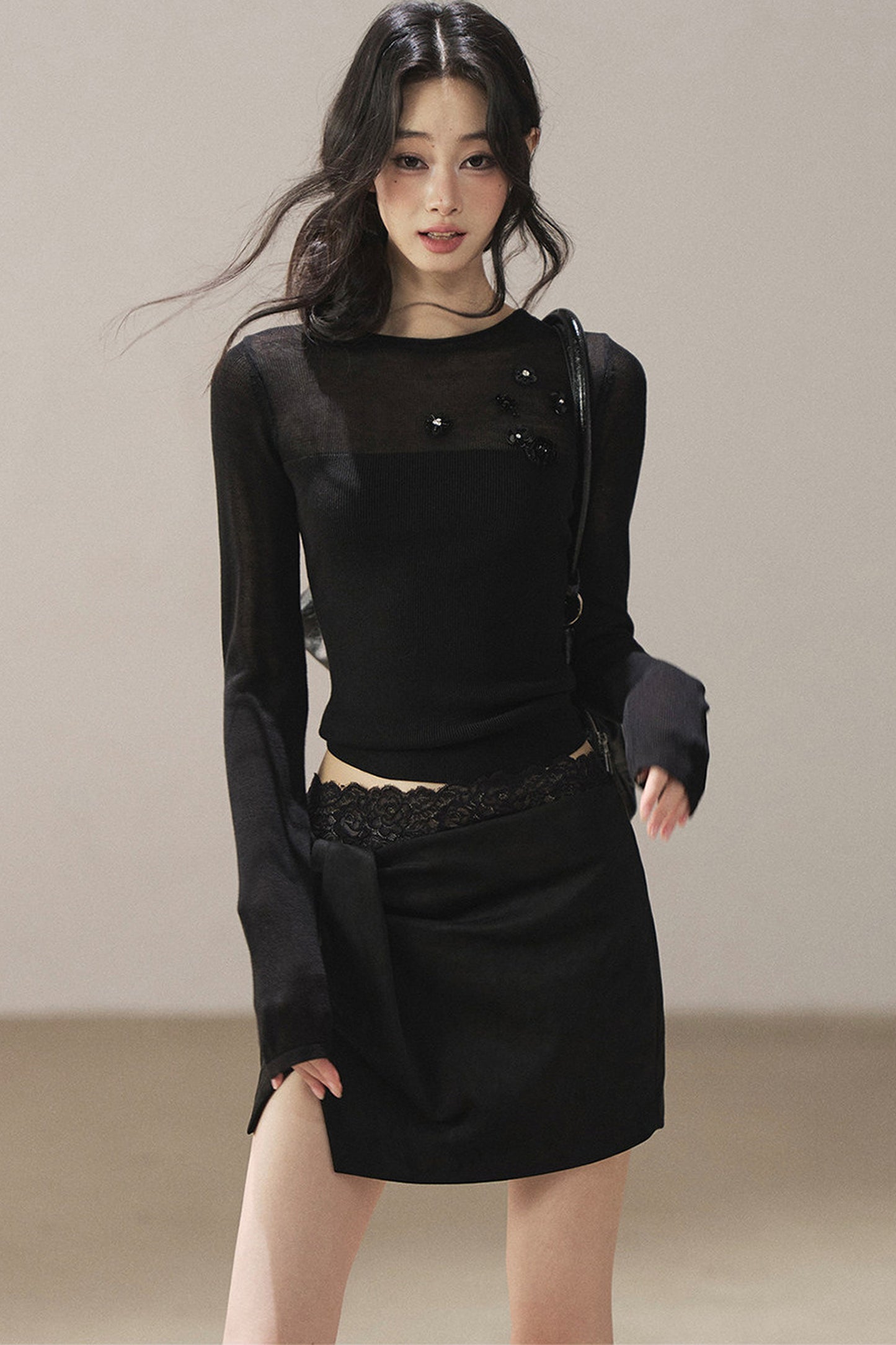 Sheer Autumn Base Blouse