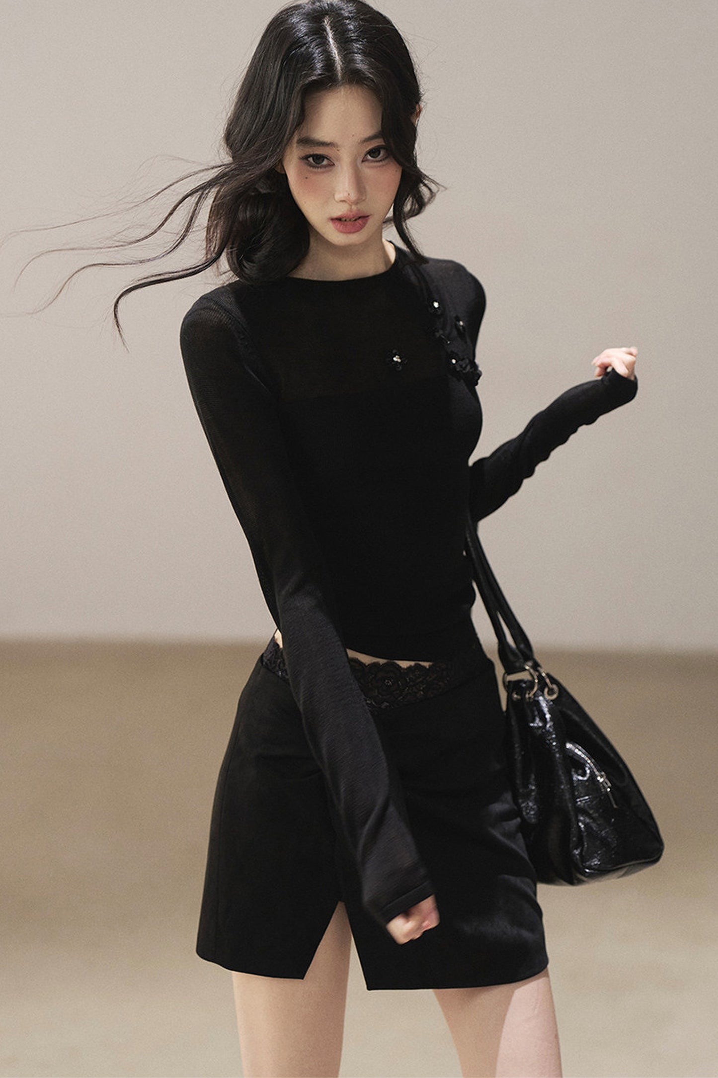 Sheer Autumn Base Blouse