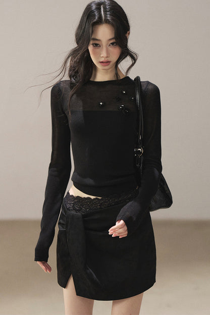 Sheer Autumn Base Blouse