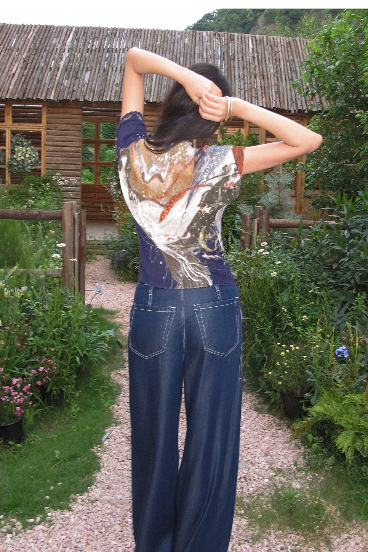 Crane Attraction Pleated Top