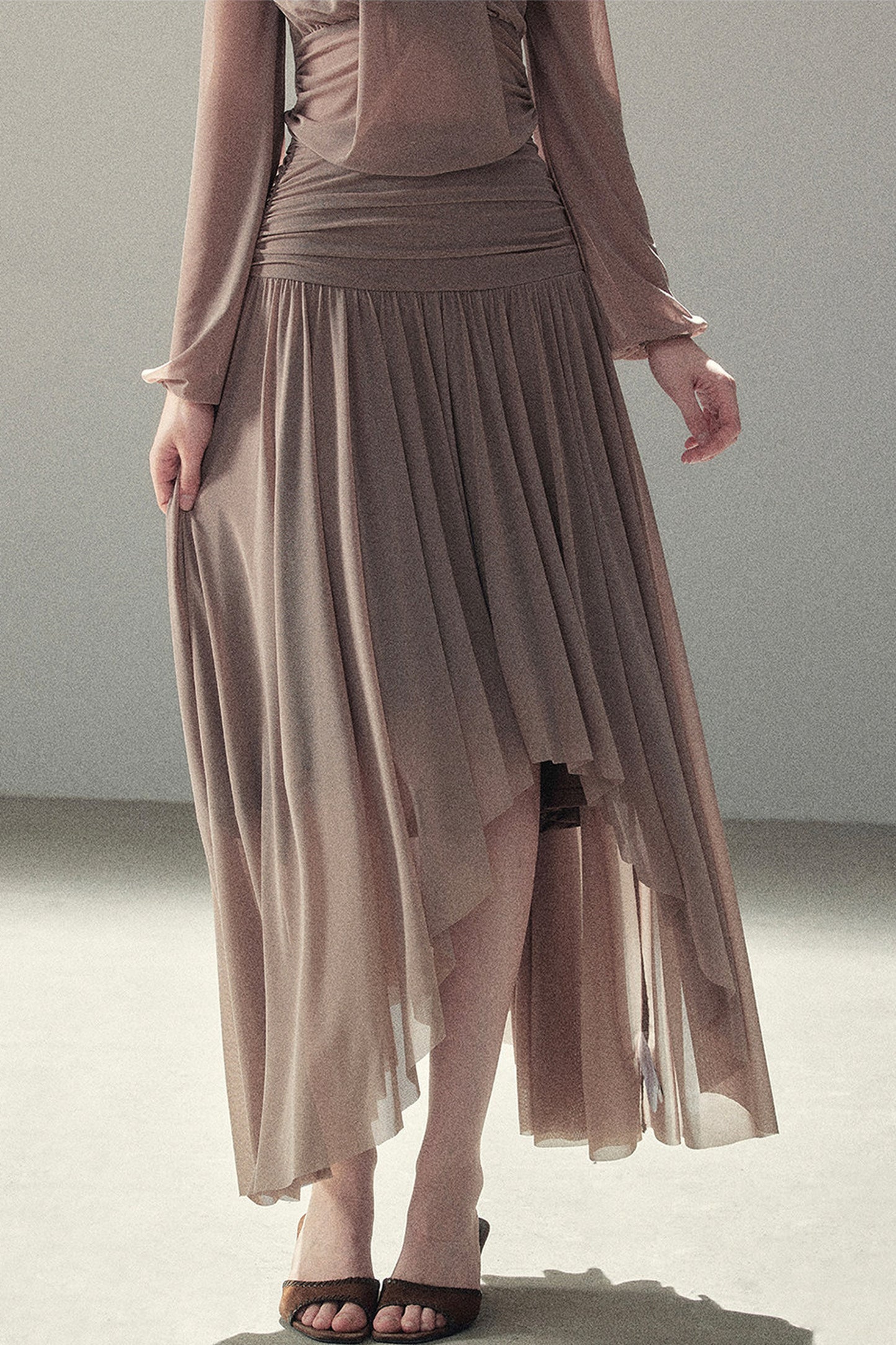 Autumn Two-Piece Top and Skirt Set-Up