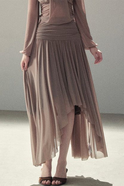 Autumn Two-Piece Top and Skirt Set-Up