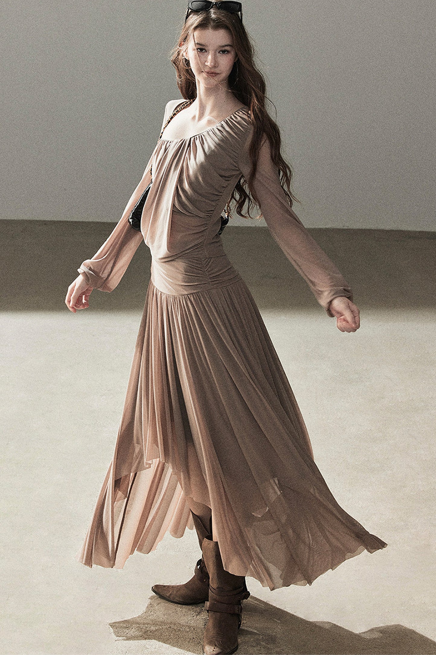 Autumn Two-Piece Top and Skirt Set-Up