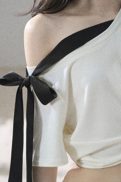 Moonlit Asymmetrical Twist Top