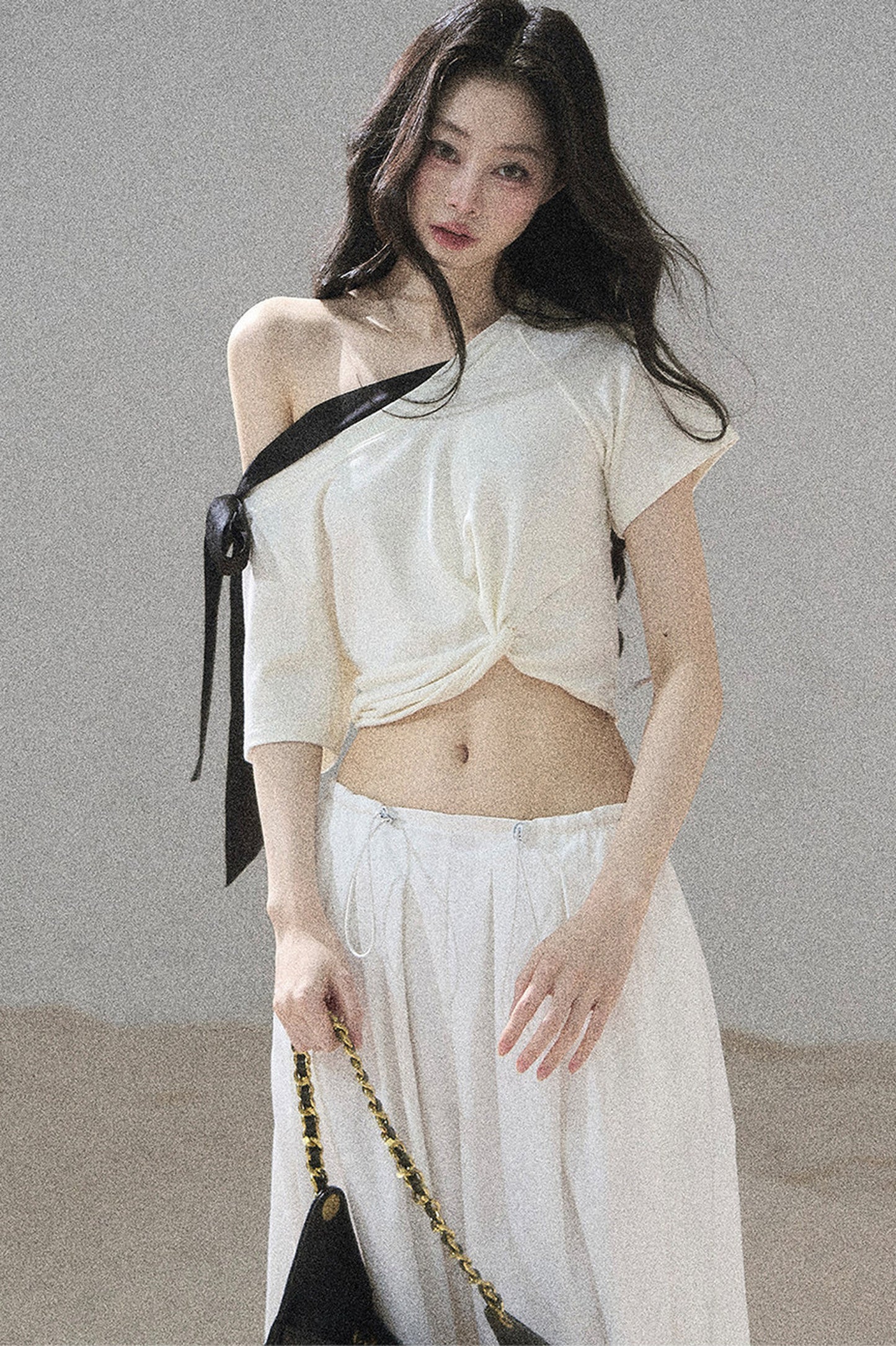 Moonlit Asymmetrical Twist Top