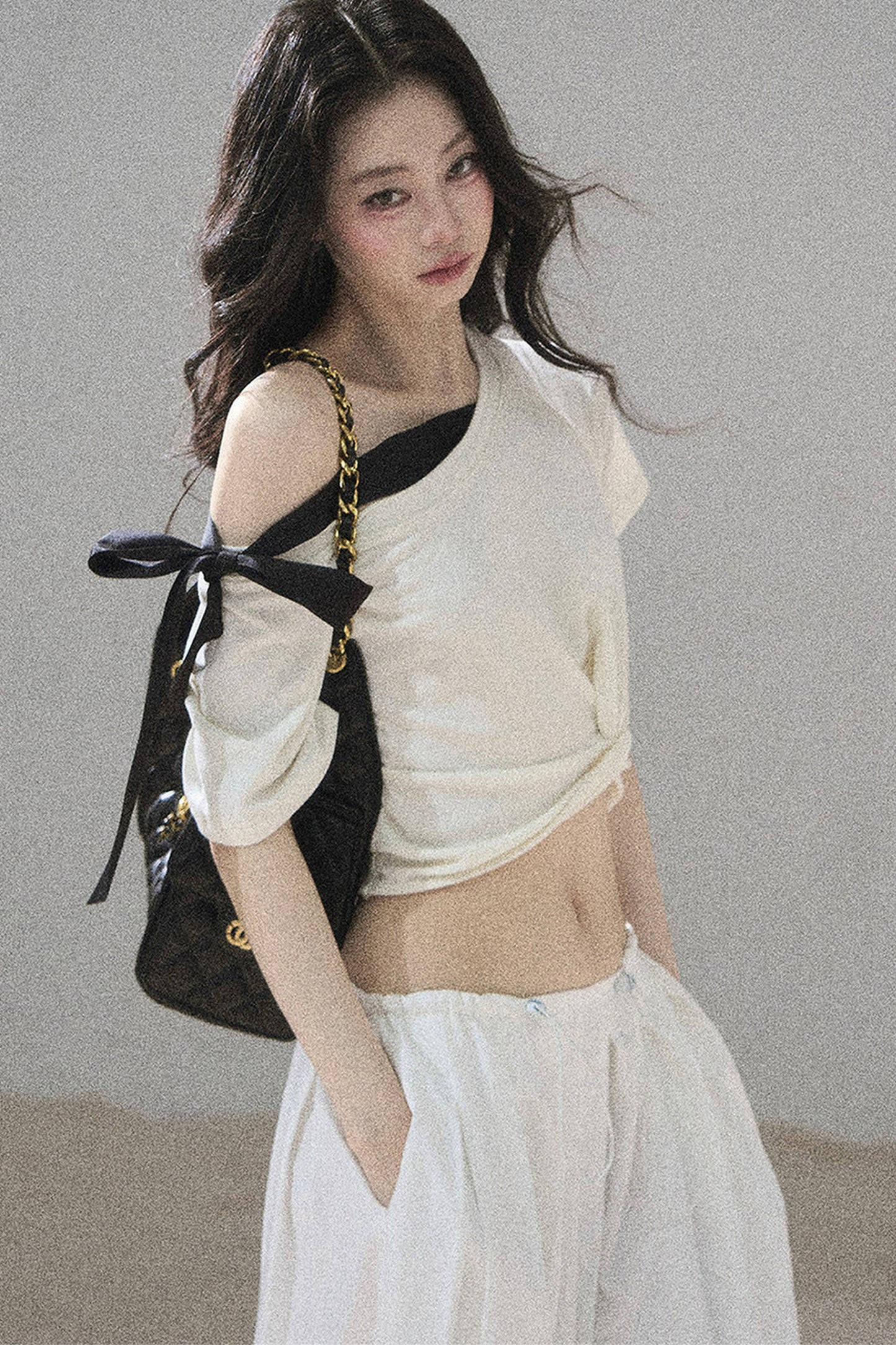 Moonlit Asymmetrical Twist Top