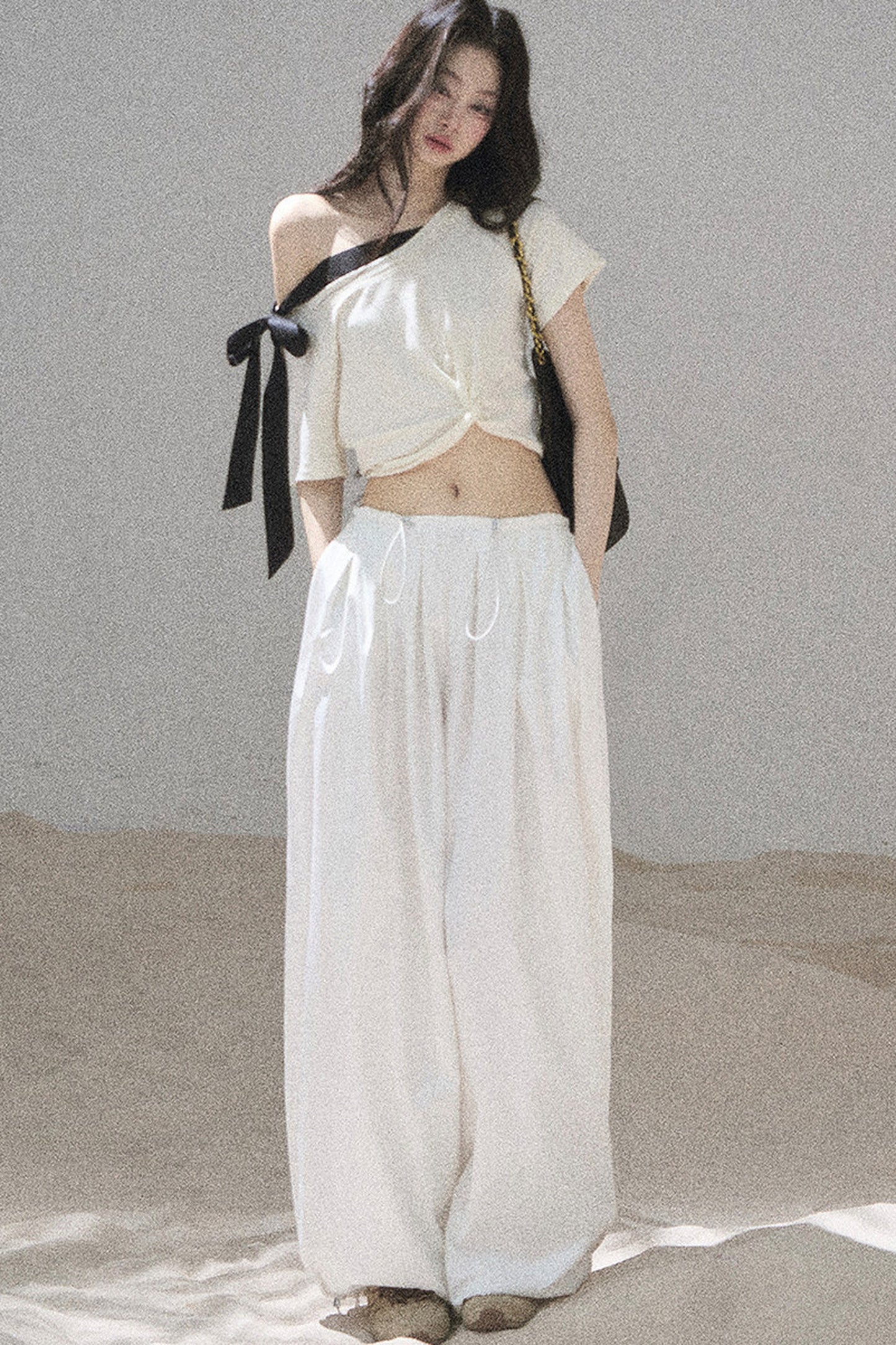 Moonlit Asymmetrical Twist Top