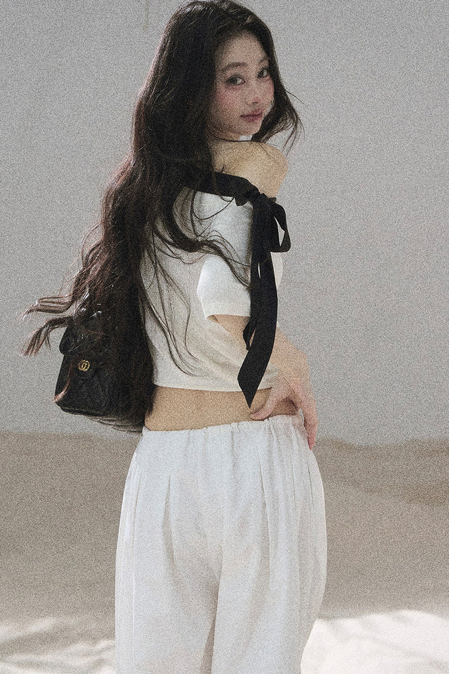 Moonlit Asymmetrical Twist Top