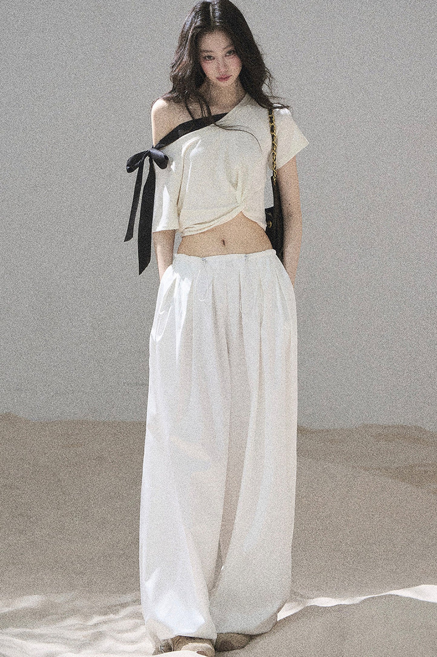Moonlit Asymmetrical Twist Top