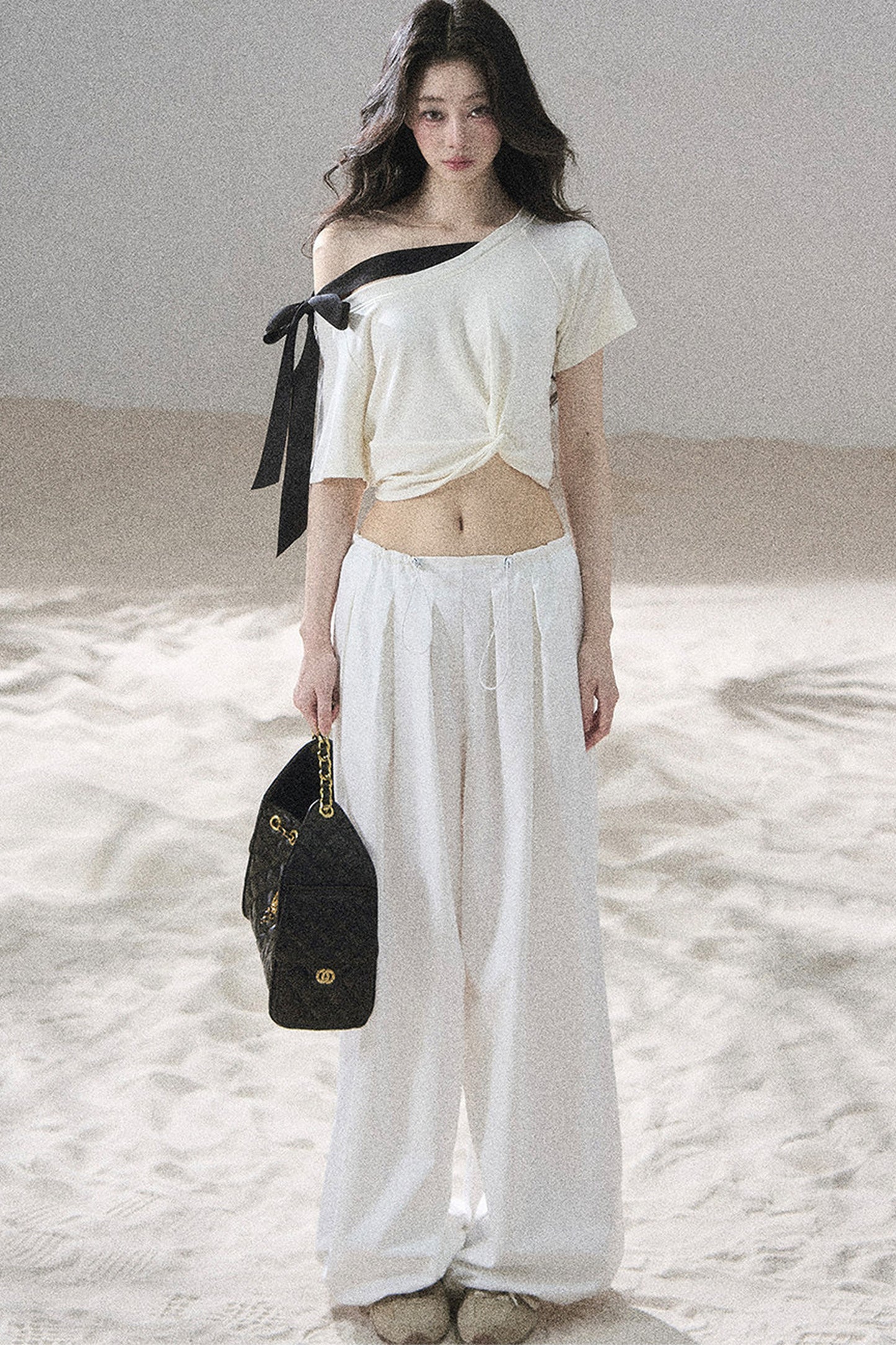Moonlit Asymmetrical Twist Top
