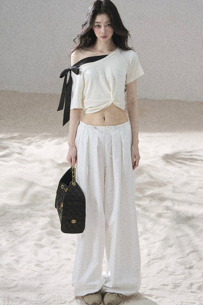 Moonlit Asymmetrical Twist Top