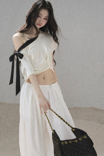 Moonlit Asymmetrical Twist Top