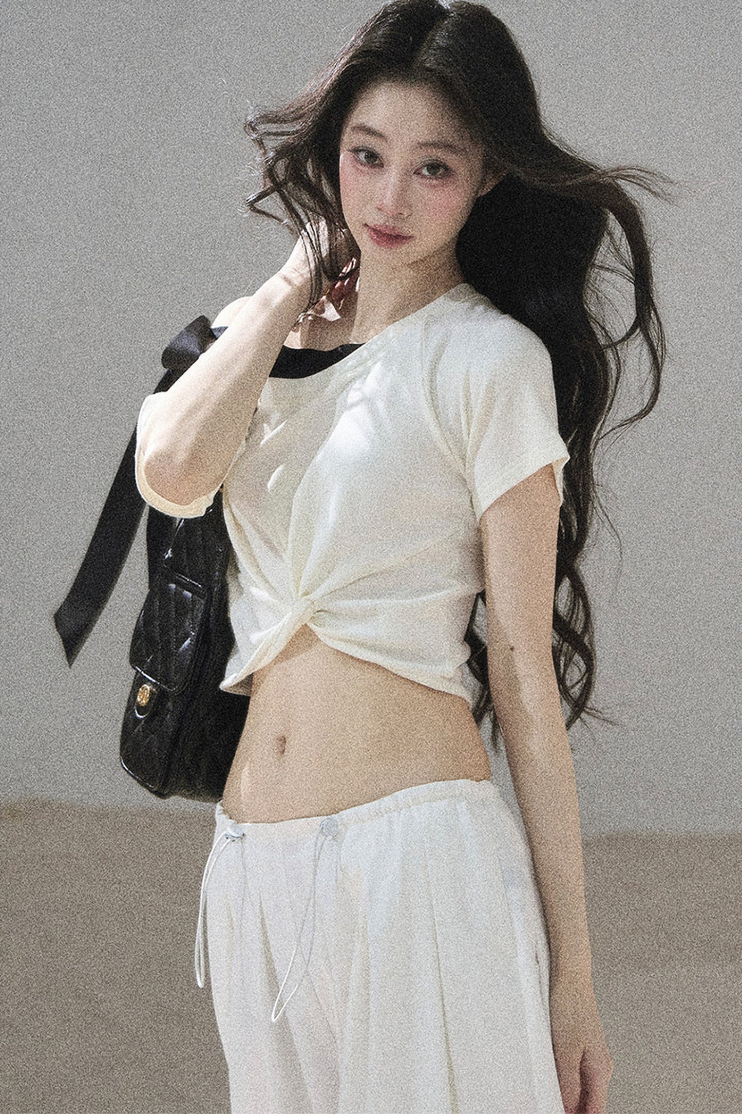 Moonlit Asymmetrical Twist Top