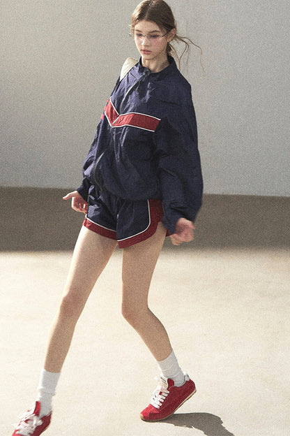 Style Relaxed Jacket and Shorts Set-Up