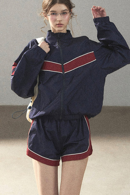 Style Relaxed Jacket and Shorts Set-Up
