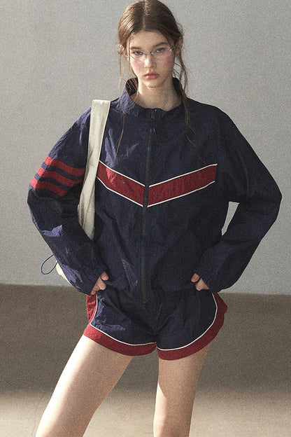 Style Relaxed Jacket and Shorts Set-Up