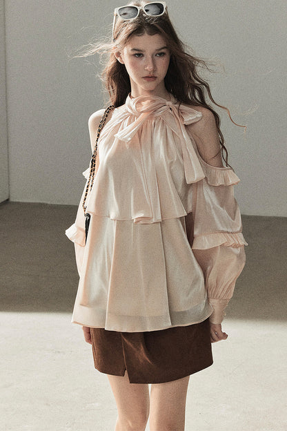 Pearl Luster Satin Blouse
