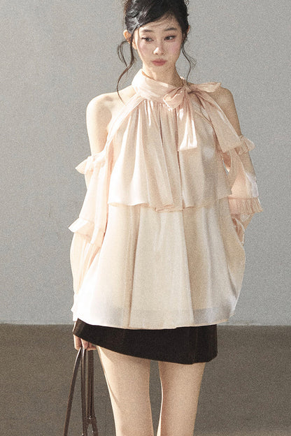 Pearl Luster Satin Blouse