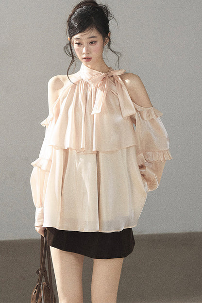 Pearl Luster Satin Blouse