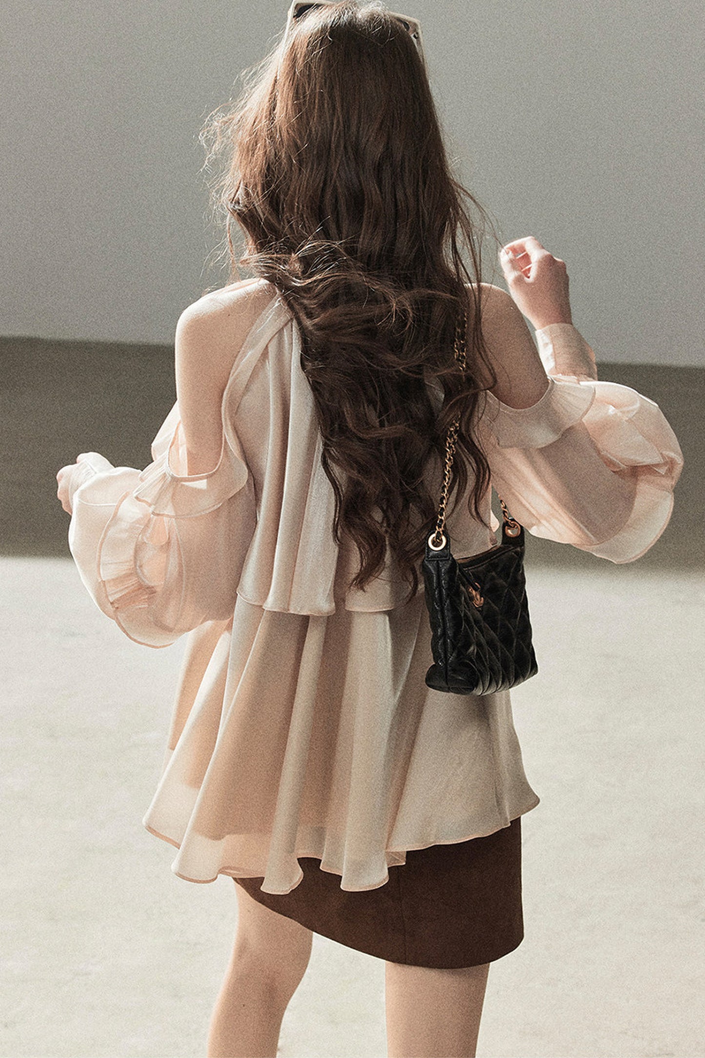 Pearl Luster Satin Blouse