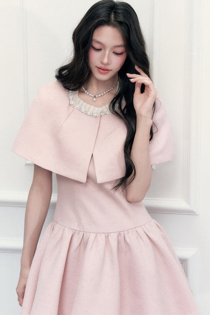 Capelet Cloak And Dress Set-Up