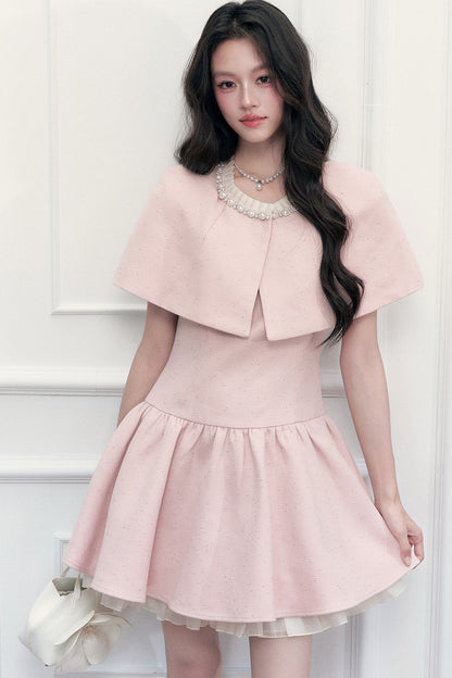Capelet Cloak And Dress Set-Up