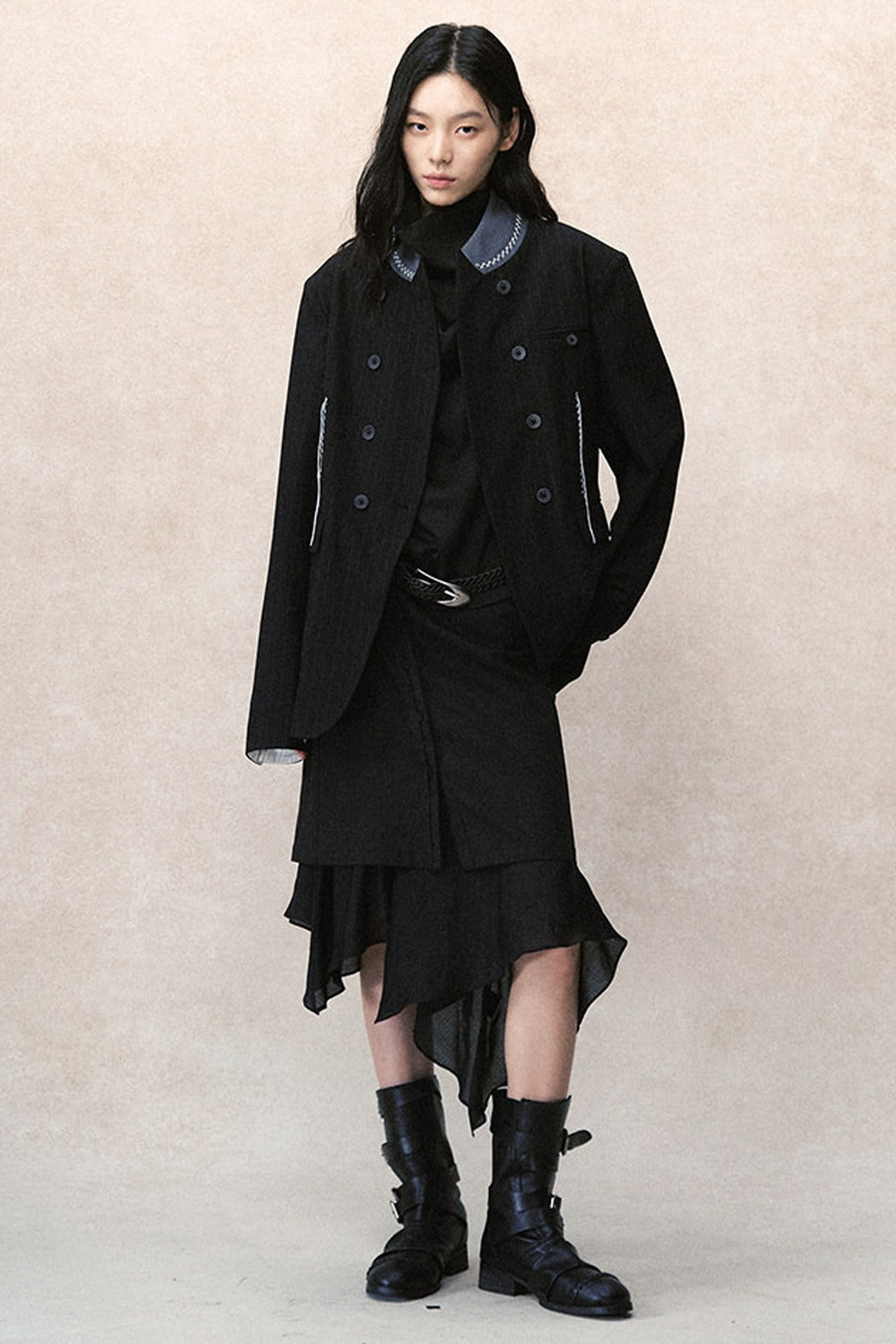 Detachable Ruffle Skirt and Trousers Set