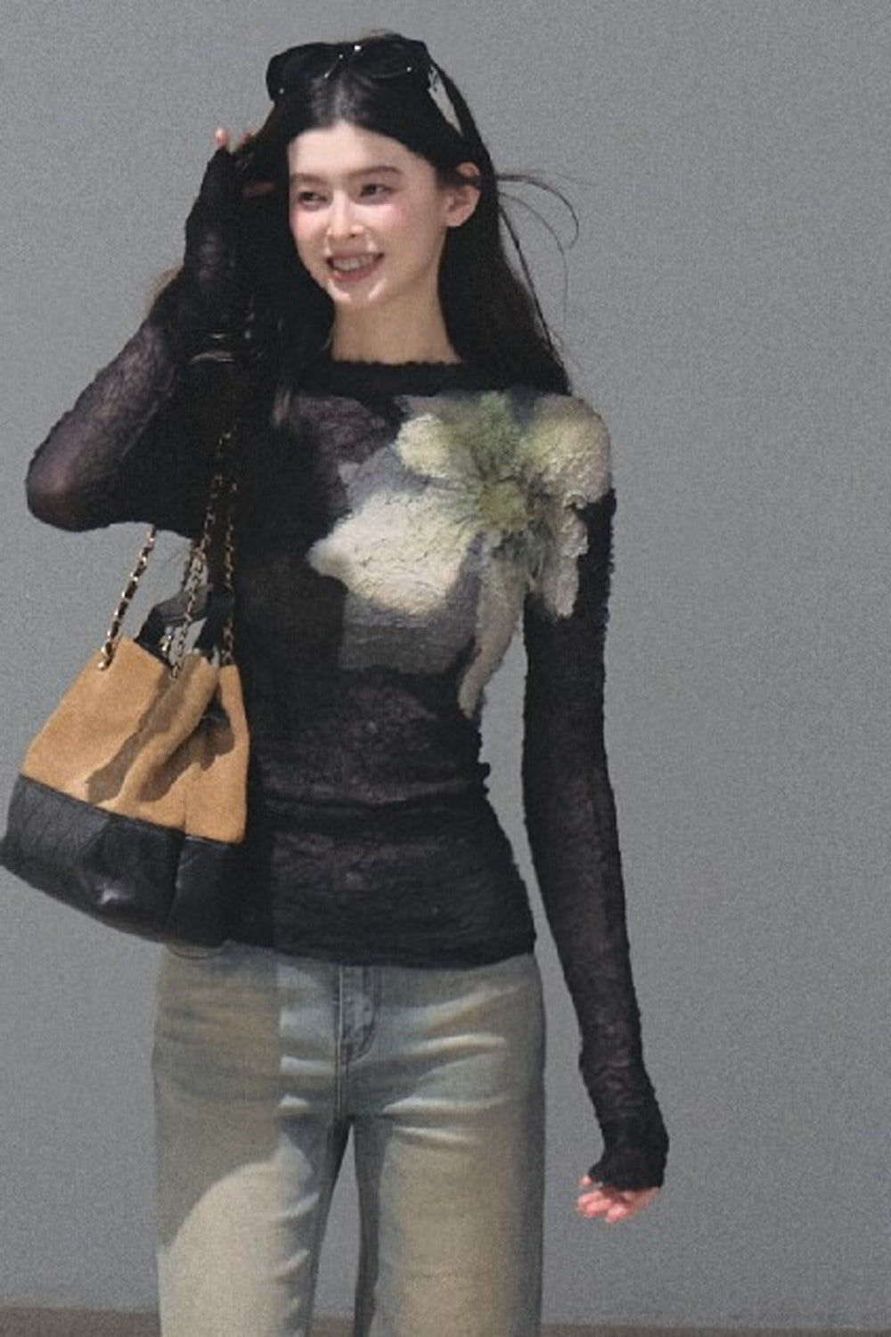 Two-Way Long-Sleeved Knit Base Layer Pullover