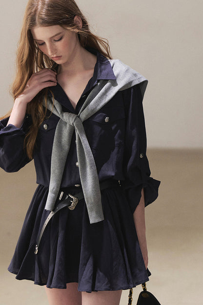 Exklusives Hemdblusenkleid-Set