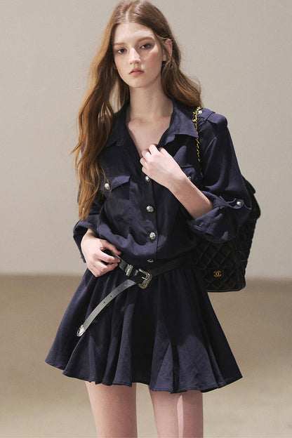 Exklusives Hemdblusenkleid-Set