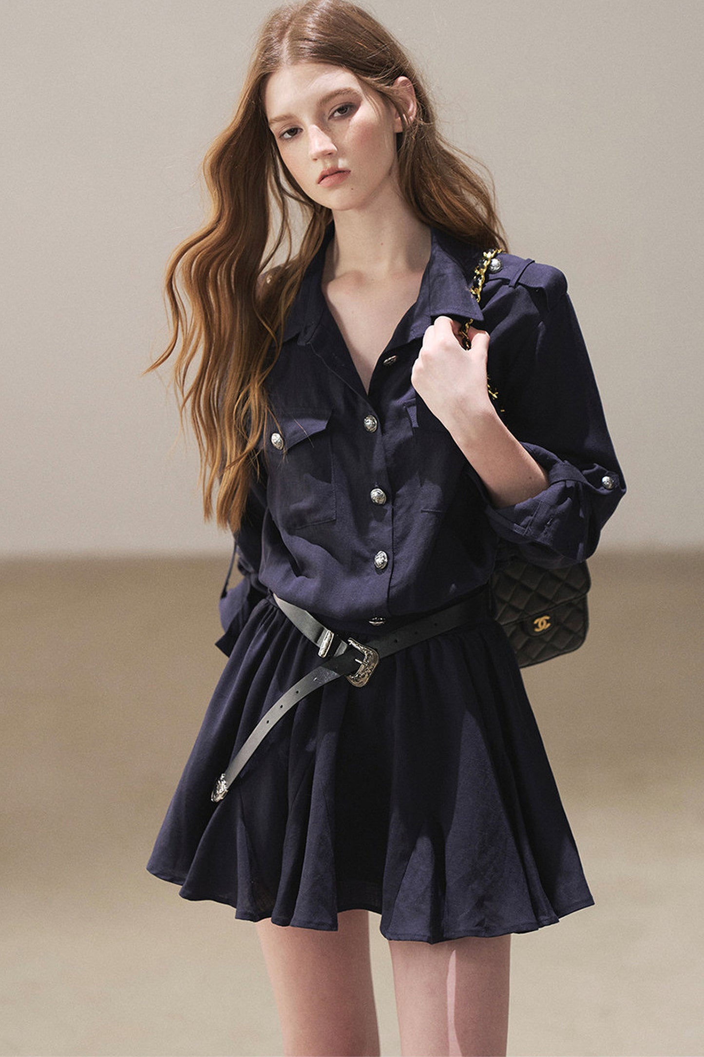 Exklusives Hemdblusenkleid-Set
