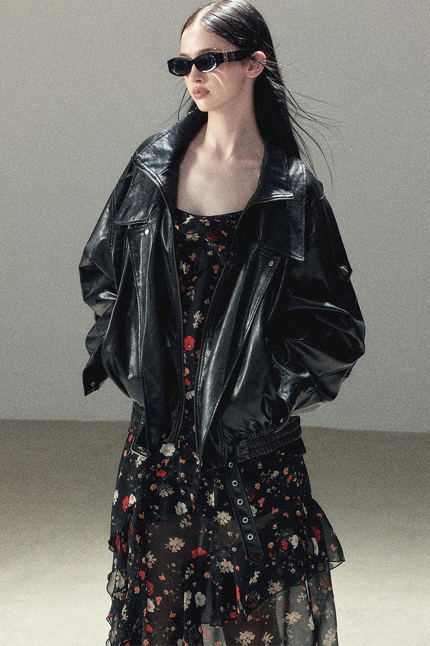 Oil Wax PU Leather Jacket