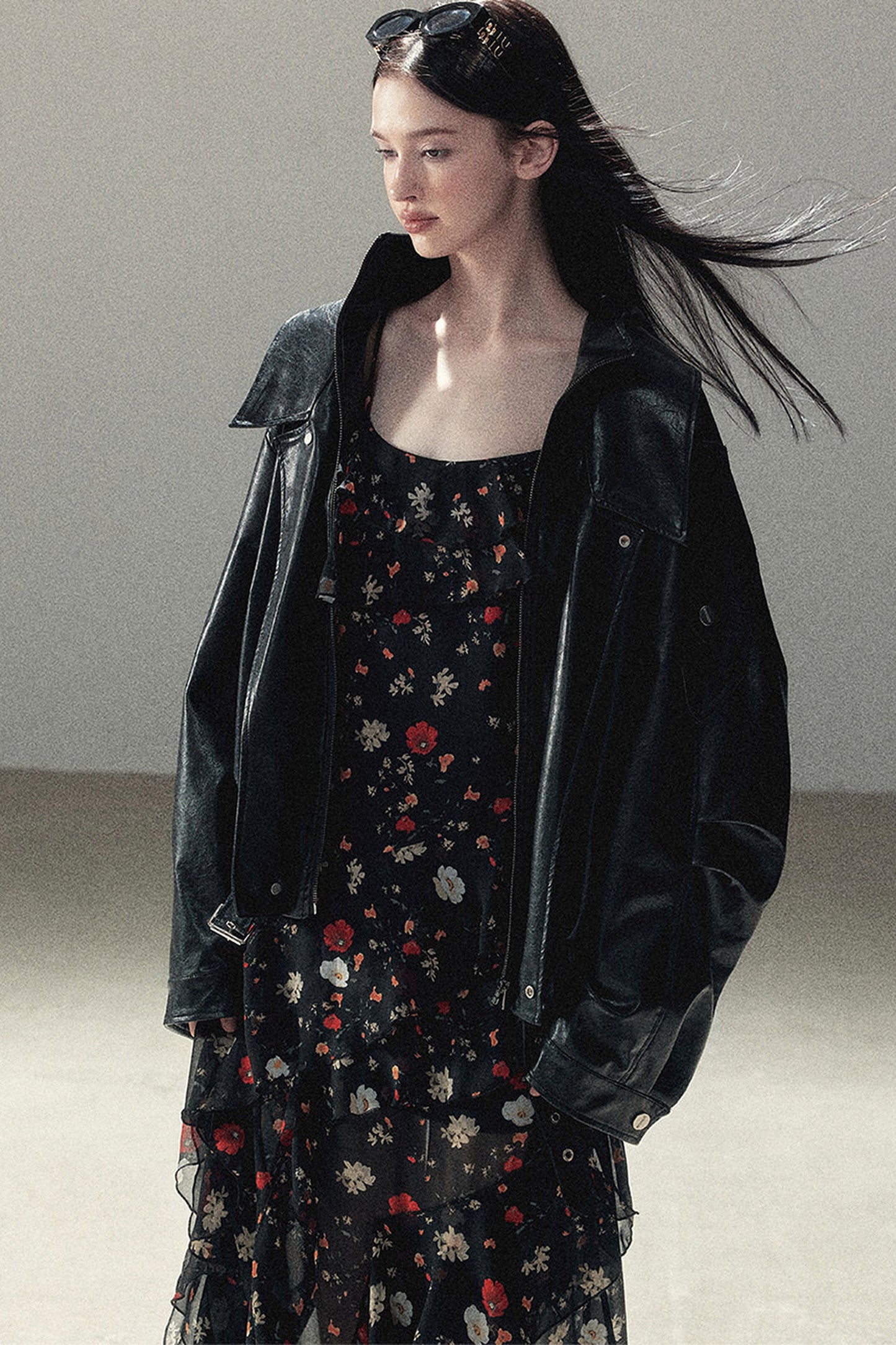 Oil Wax PU Leather Jacket