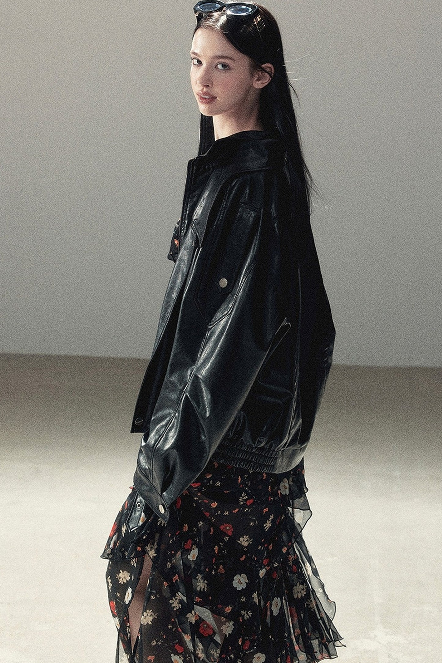 Oil Wax PU Leather Jacket