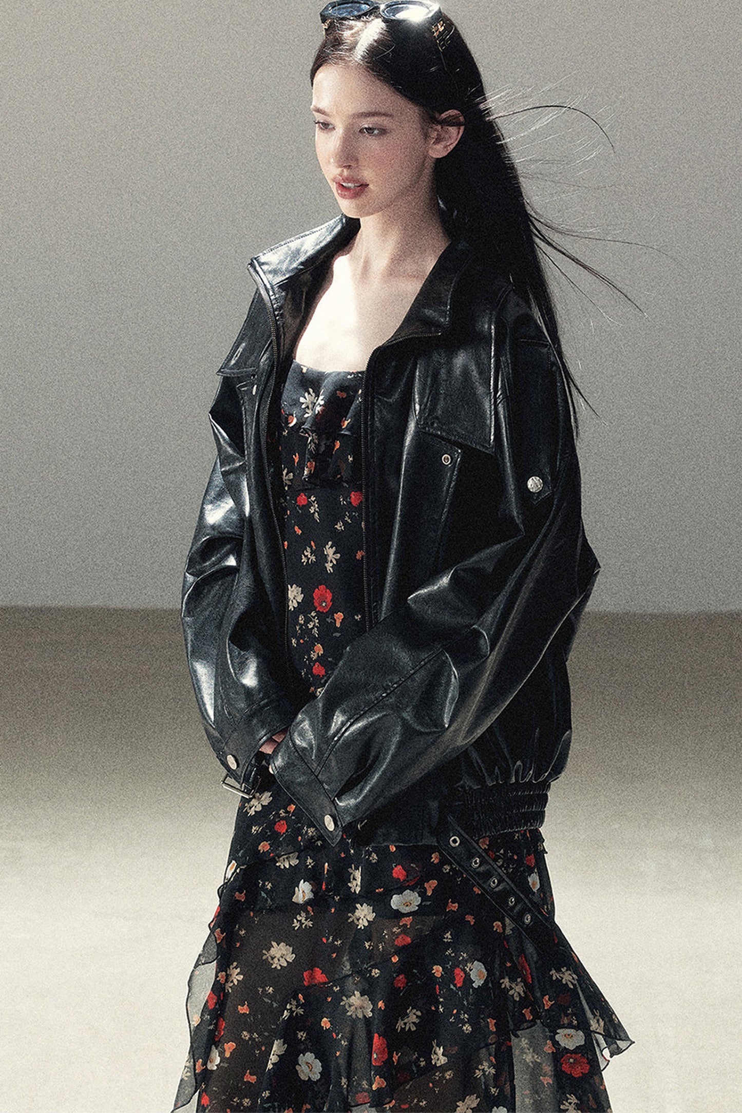 Oil Wax PU Leather Jacket