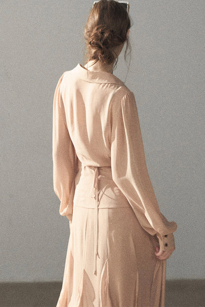 Cinnamon Pink Top and Suspender Dress Set-Up