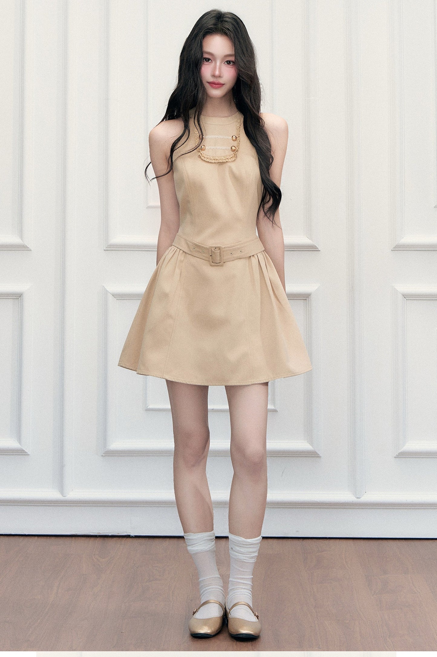 Cape Top and Halter Dress Set-Up
