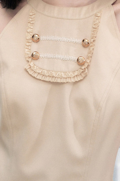 Cape Top and Halter Dress Set-Up