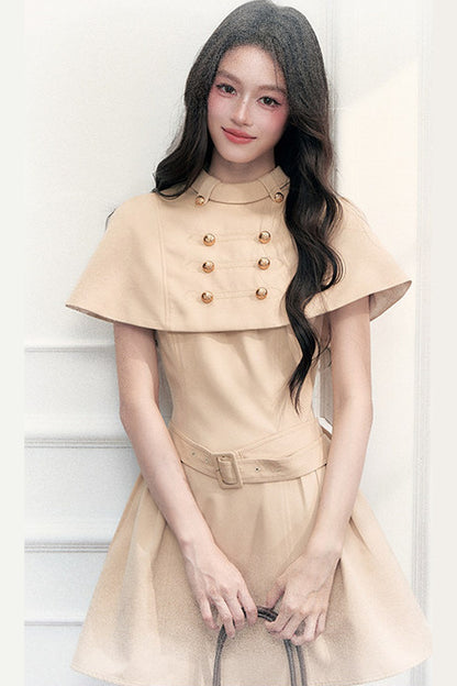 Cape Top and Halter Dress Set-Up