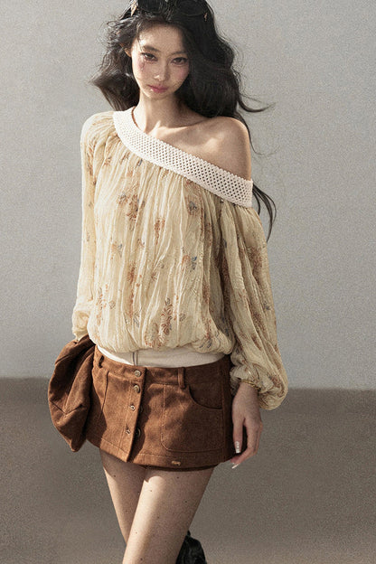 Forest Of Oaks Layered-Look Skirt