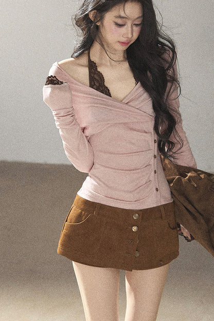Forest Of Oaks Layered-Look Skirt