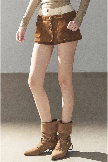 Forest Of Oaks Layered-Look Skirt