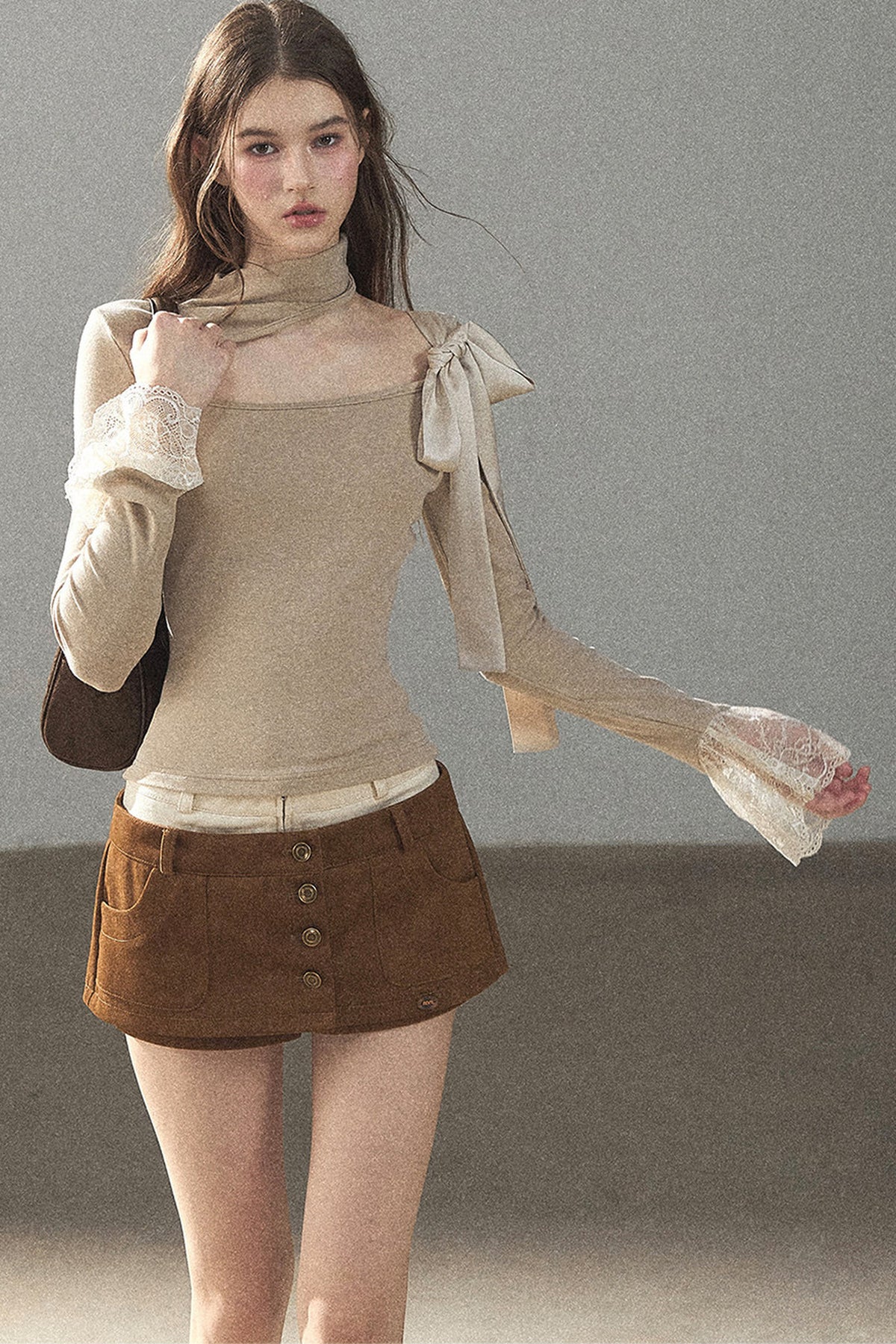 Forest Of Oaks Layered-Look Skirt
