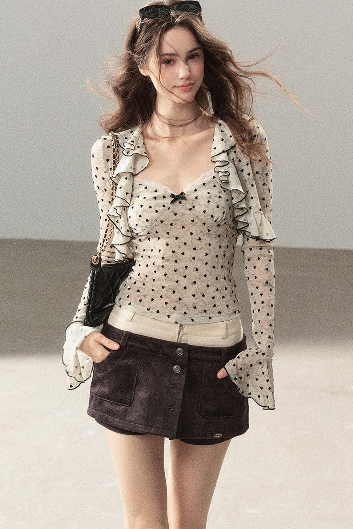 Forest Of Oaks Layered-Look Skirt