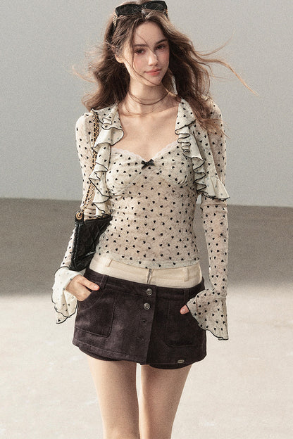 Forest Of Oaks Layered-Look Skirt