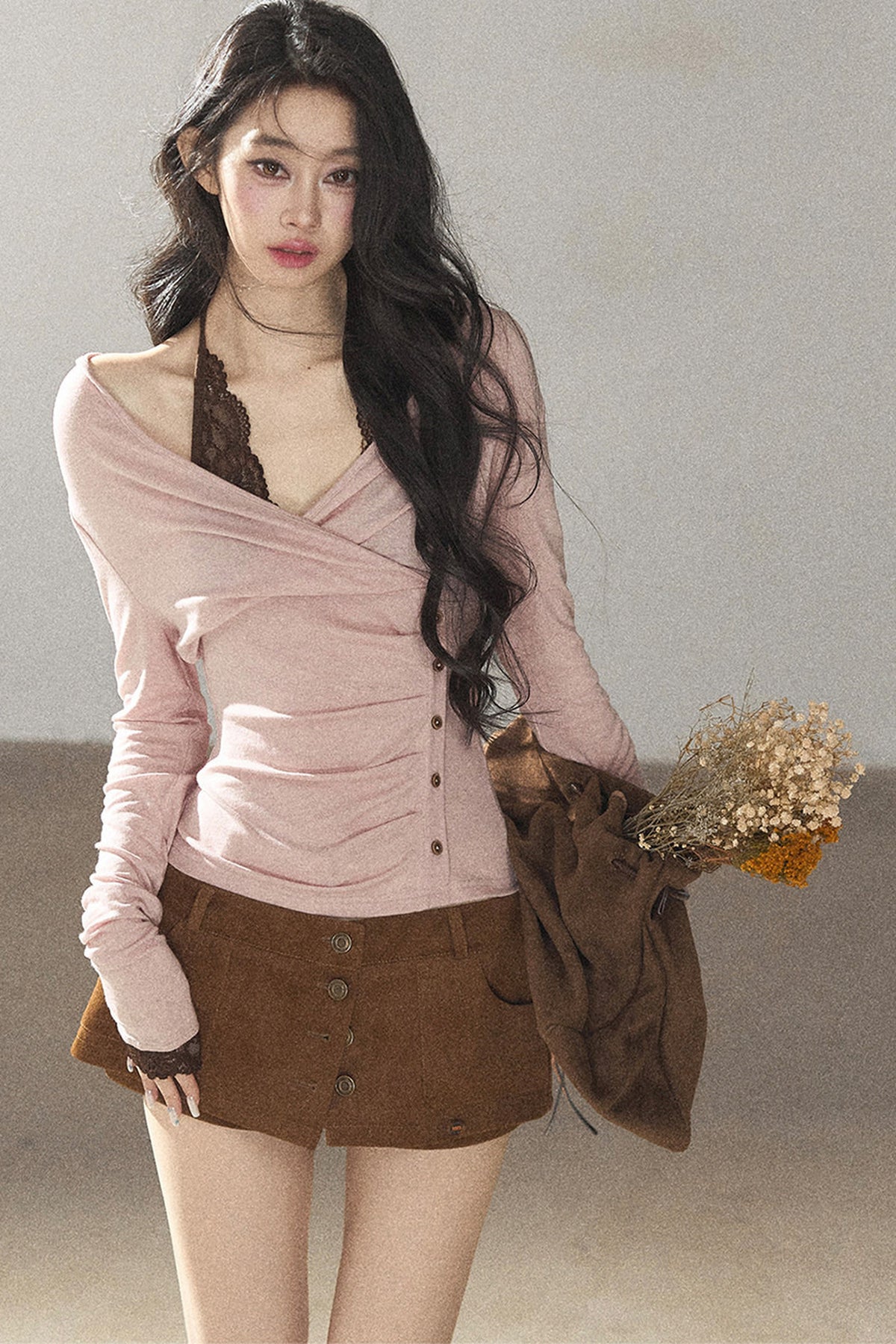 Forest Of Oaks Layered-Look Skirt